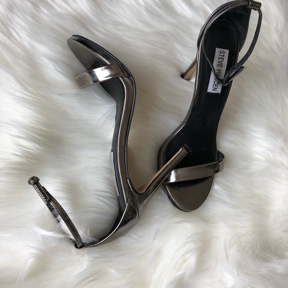 Steve Madden elegant sandals ankle strap - silver - Picture 10 of 13